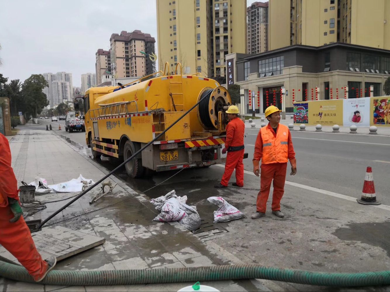 岑巩排污管道清淤-管道清洗